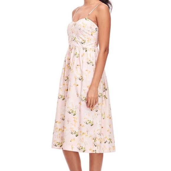 REBECCA TAYLOR Women’s Floral Print Midi Length Dress - Picture 2 of 14
